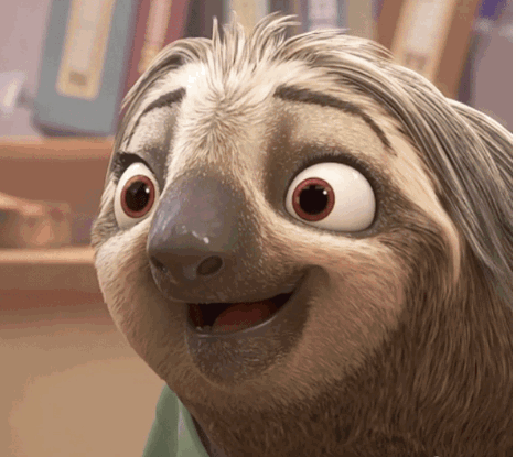 动物城# 的gif动图···(不动戳大)图1-3是闪电树懒,图2图3可做表情