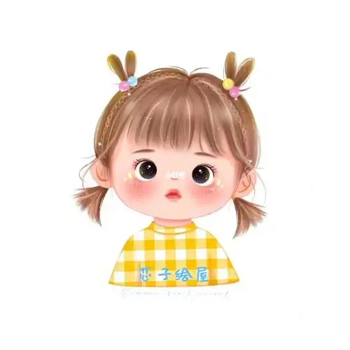 可爱的小女孩卡通头像
