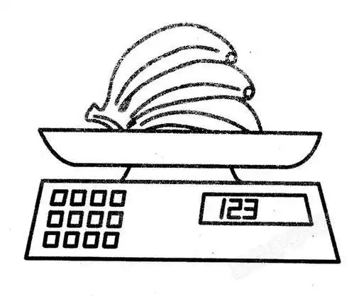 称的简笔画 秤的简笔画图片