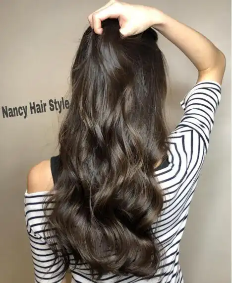 烫发流行水波纹卷发,烫发图片,发型图片