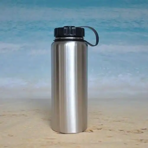 hunting shield 1000ml wide mouth bottle of water 304 stainless