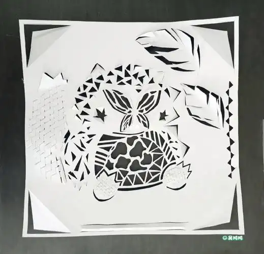 半立体构成30×30#立体构成手工作品  #半立体构成