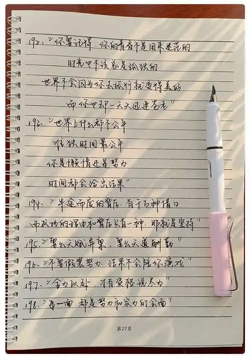 手写体大气霸气练字帖女生字体练字漂亮行楷行书行草练字本