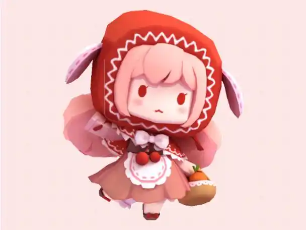 迷你世界双面角色小红帽失去父母人生漫漫就靠这个好朋友