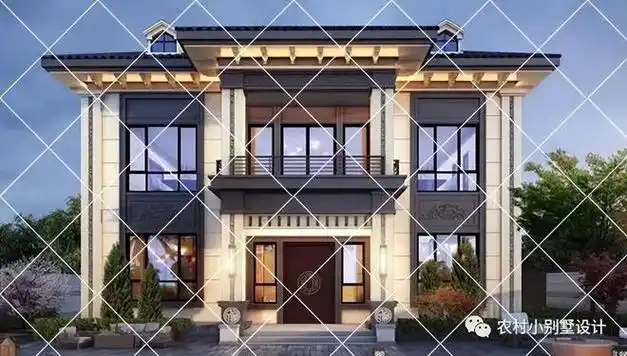 设计师给大家整理了42款二层新中式二层别墅设计图纸,外观简单精致