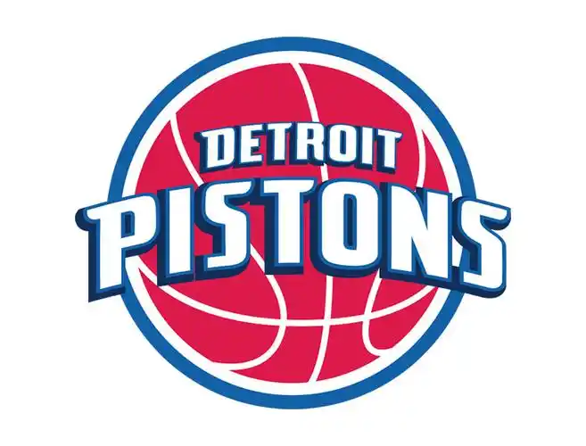 nba底特律活塞队标志矢量图