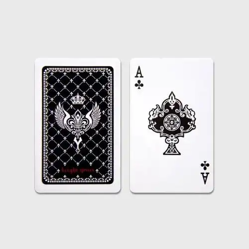 byears白夜原创扑克牌式公交卡贴/ic卡贴/饭卡贴*梅花a套装