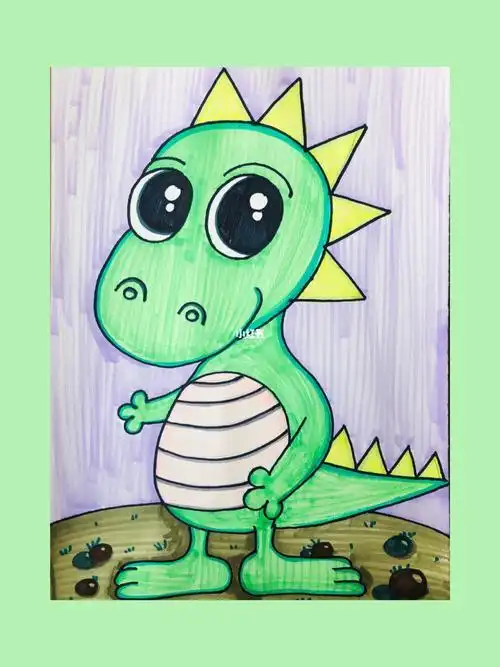 怎么画恐龙 怎么画恐龙最简单