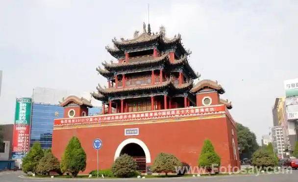 鼓楼(宁夏中卫)-地方城市,特色建筑-共享环球的画廊-图片库-图说天下