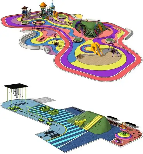 素材正在发愁怎么做好儿童公园直到我看到了这个
