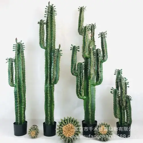 仿真假仙人棒泡沫塑料仿真热带植物盆景墨西哥仙人柱仙人掌球干景