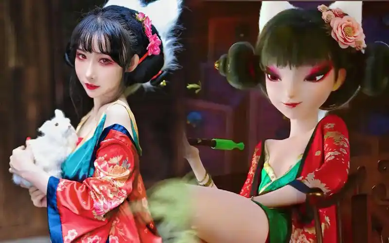 原来这就是传说中的狐狸精啊【宝青坊主】真人版cos【紫嘉儿】