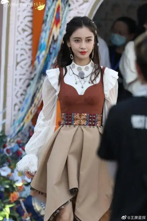 angelababy奔跑吧西域公主造型