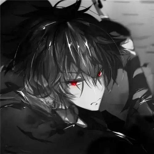 二次元头像男高冷帅气黑暗系