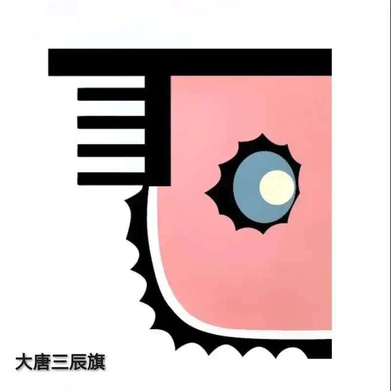 历史上的唐朝和明朝的旗帜#三辰旗 #日月旗 #旗帜文化 #历 - 抖音