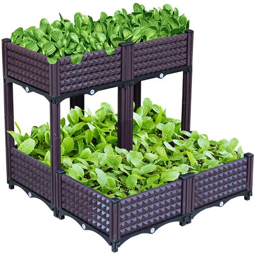 种菜神器蔬菜种植箱家庭阳台楼顶种花长方形槽花盆户外非泡沫家用