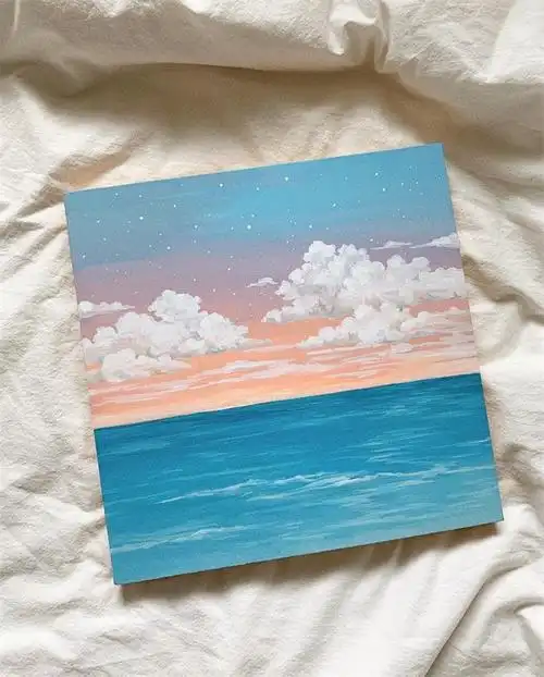 水彩风景画图片大全,精致的水彩画作品集