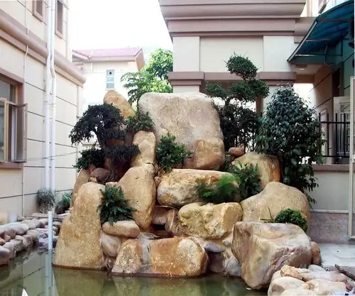 (河床石)假山stb021