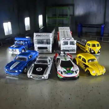 风火轮汽车文化风火轮汽车文化运输车队限量版静态车模玩合金汽车玩具