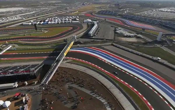 图文:f1美国站第三次练习 俯拍赛道