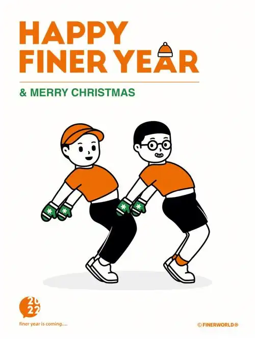 finerworld  #插画分享  #圣诞  #姐妹合照