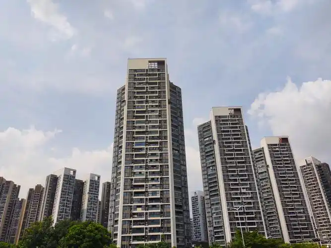 城市小区高楼住宅楼