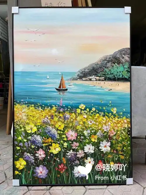 田园风景装饰画玄关画分享