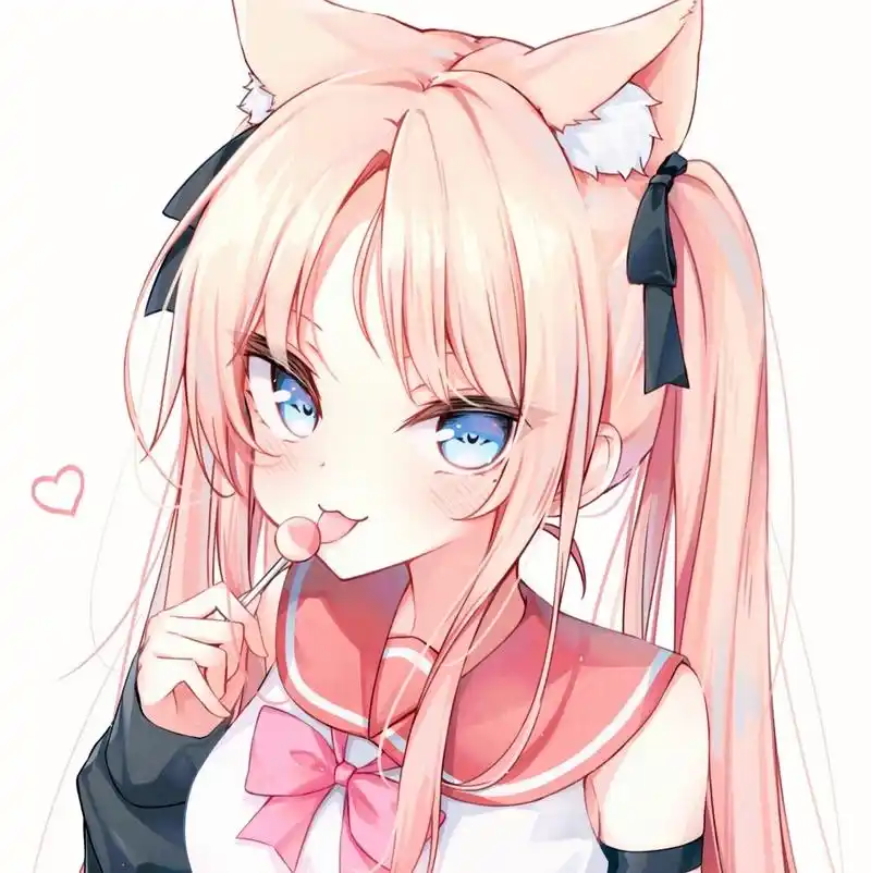 【二次元美少女头像分享】 你喜欢有兽耳的美少女还是没有兽耳的美