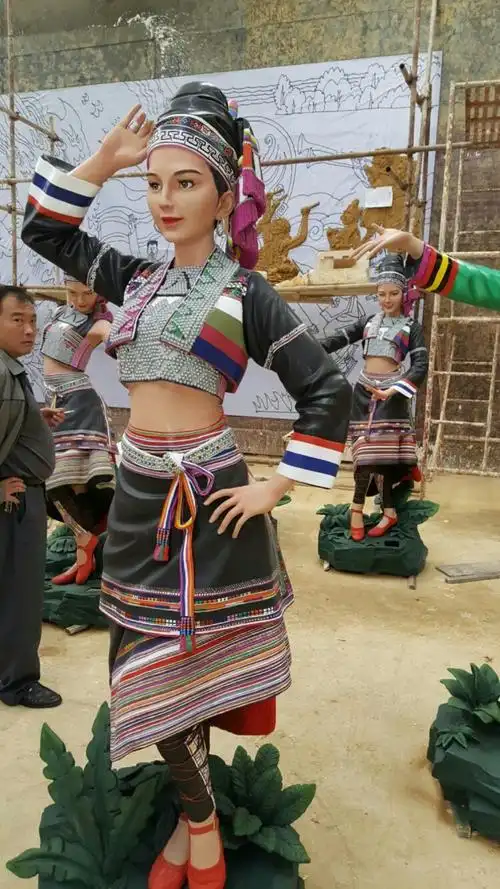 花腰傣姑娘美若天仙 十一黄金周去戛洒瞧瞧