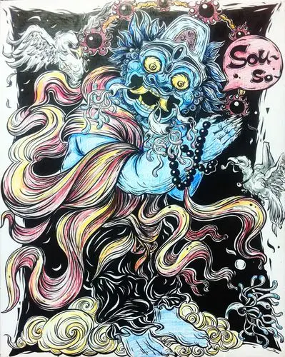 手绘漫画风格插画#动漫作品