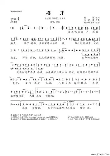 盛开电视剧猎场片尾曲