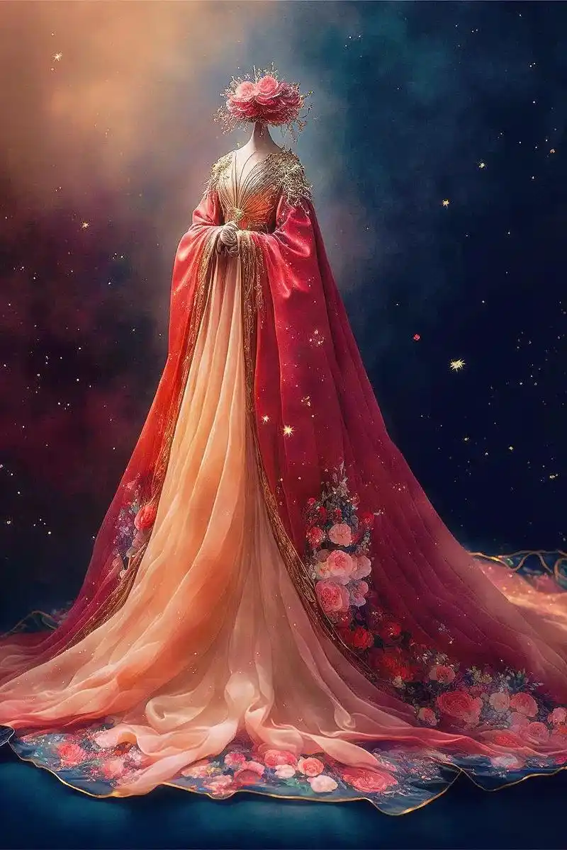 国风嫁衣,咱们中国人结婚就应该穿成这样.#国风古韵 #古风汉 - 抖音