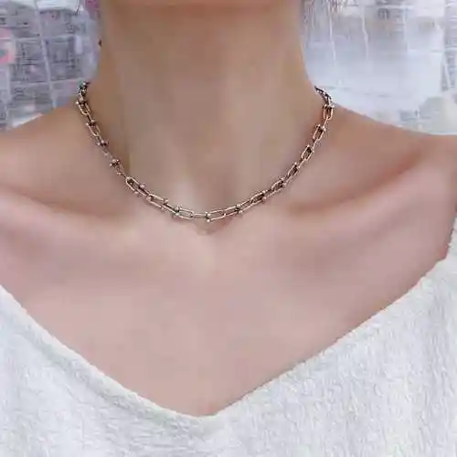2020新款韩国冷淡风锁骨链纯银项链女款设计感小众网红简约潮银饰