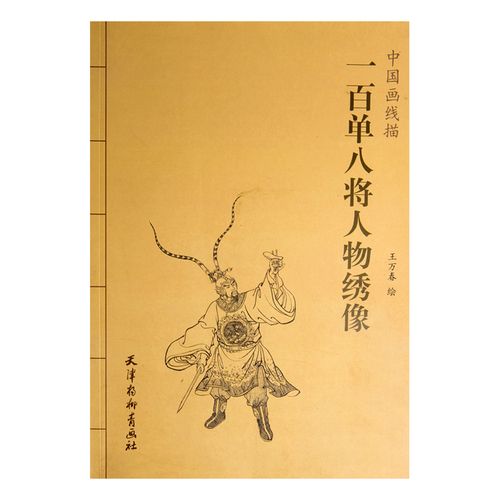 王万春绘 天津杨柳青画社 中国画线描 白描 人物画 作品集 中国现代