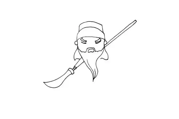 关羽简笔画关羽简笔画霸气