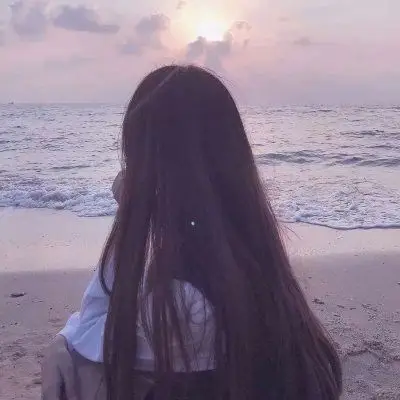 女生头像侧面背影遮脸 可爱女生漂亮侧面唯美图片