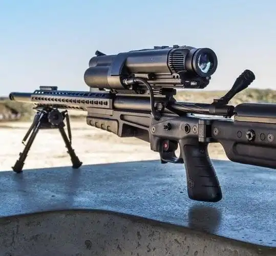 美国m1400新型狙击步枪,从瞄准到击杀目标只需2.5秒