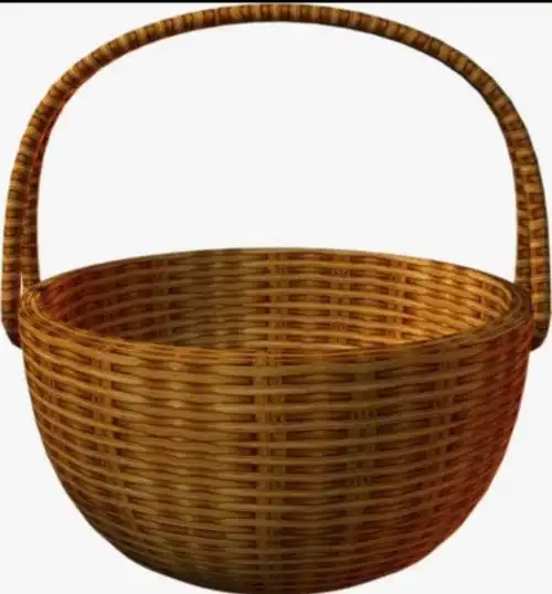 中心幼儿园大一班美术活动—线描画练习《篮子》