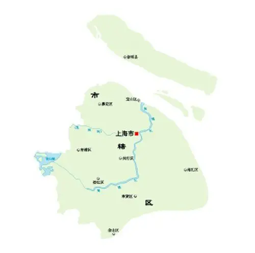 上海市矢量地图