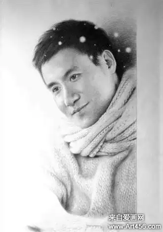 歌神张学友素描头像欣赏