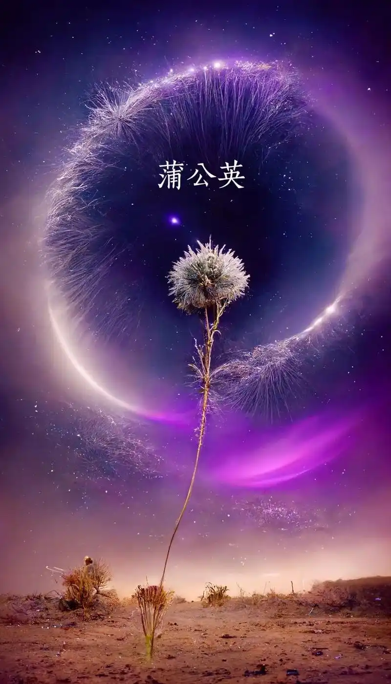 十大凄美之花蒲公英.紫色蒲公英的花语:呈淡紫色的蒲公英,花语 - 抖音