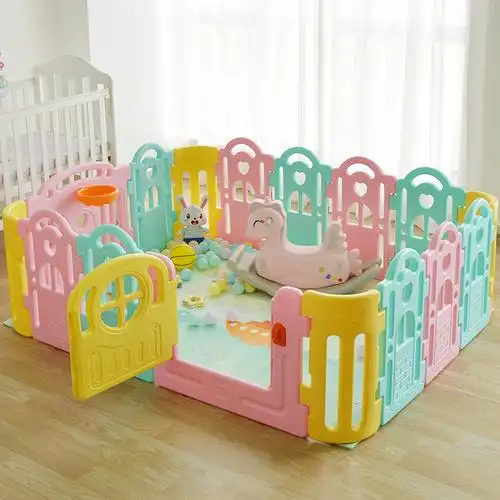 婴儿学步围栏爬行垫护栏安全栅栏防摔儿童宝宝游乐场玩耍室内家用