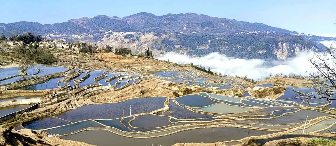 云南红河哈尼梯田景色