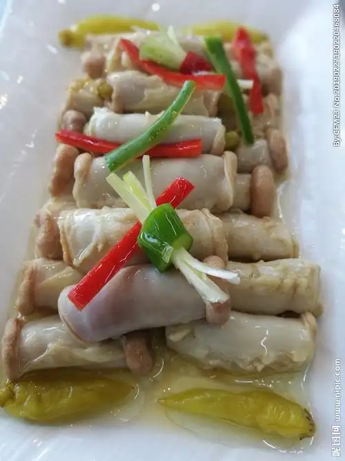 野山椒酿竹肠图片