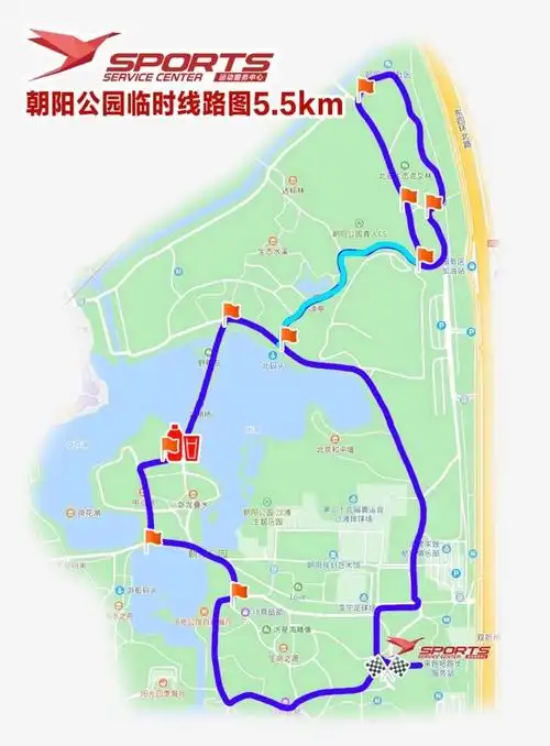 010-65866093   朝阳公园内有供运动爱好者跑步的专用塑胶闭环跑道