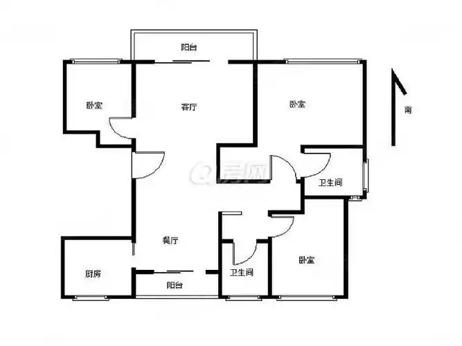 华发水岸(二期)3室2厅2卫123.96㎡南255万