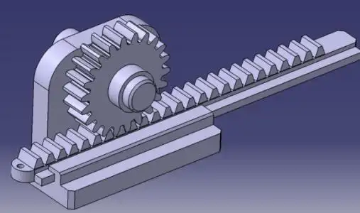 齿轮齿条传动特点
