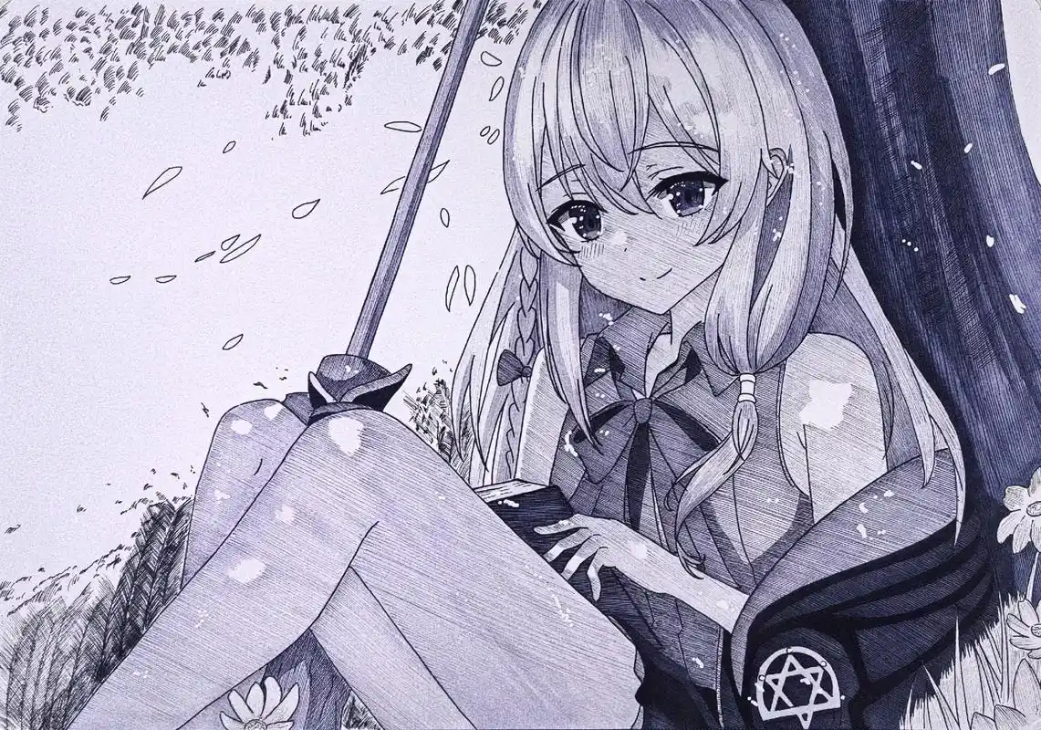 画"伊蕾娜"有流量么.#画画 #魔女之旅 #伊蕾娜 - 抖音