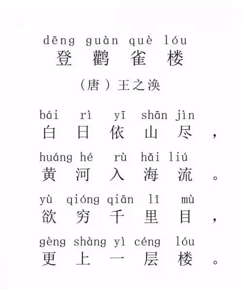 王之涣登鹳雀楼