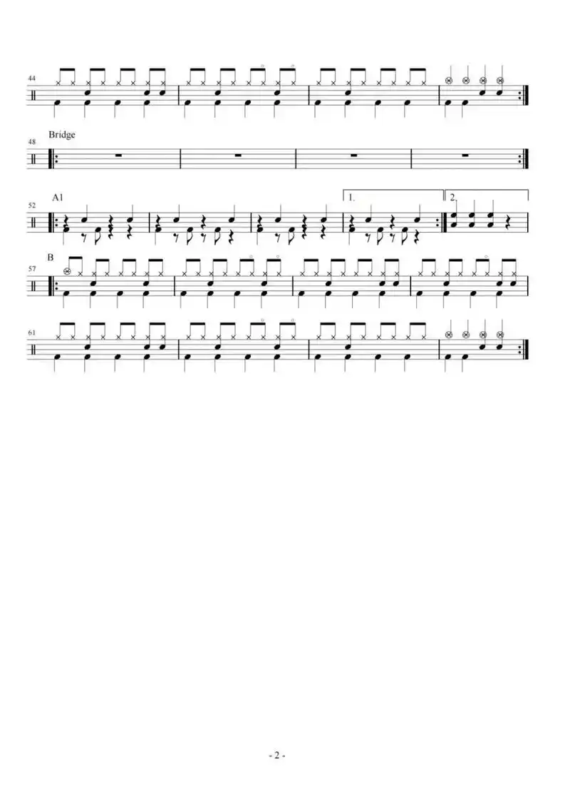 架子鼓鼓谱《sold out》分享 要到暑假了,每个架子鼓老师的"噩梦"要来